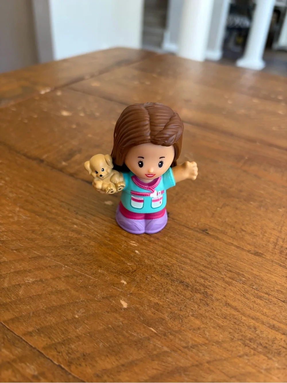 Fisher Price Little People Barbie vetenarian as is